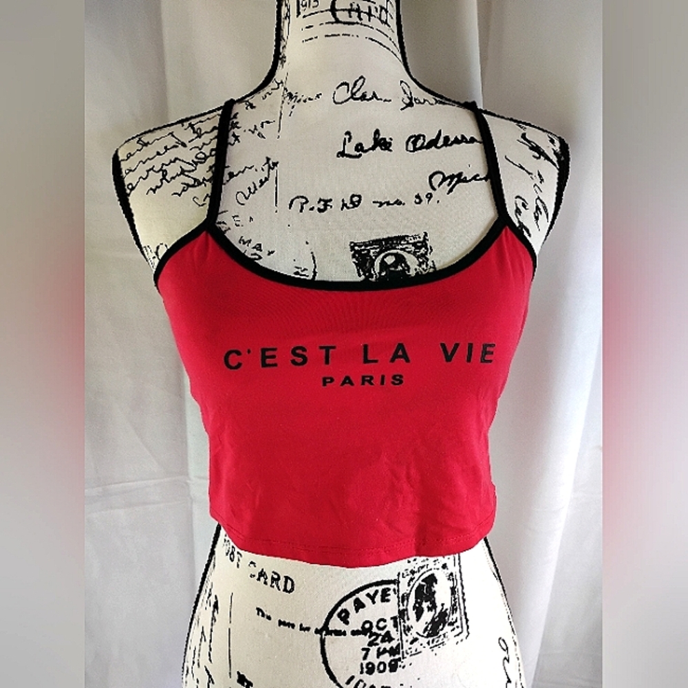 Red Crop Top